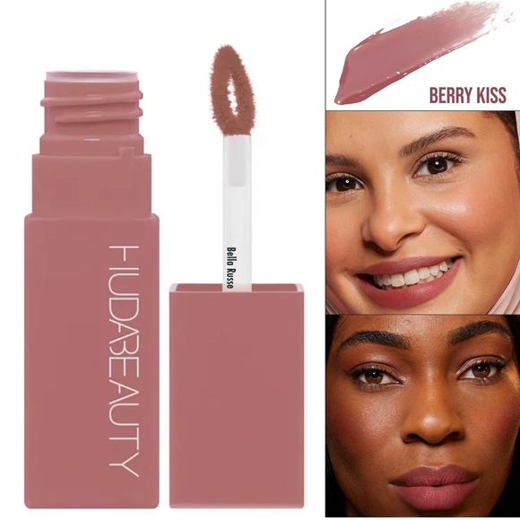 Huda Beauty Berry Kiss Creamy Lip and Cheek Stain - Picture 1 of 15